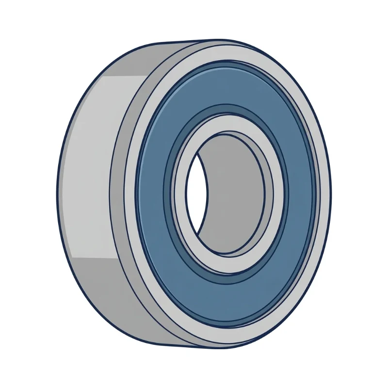 מסב כדורי חריץ עמוק – Deep Groove Ball Bearing